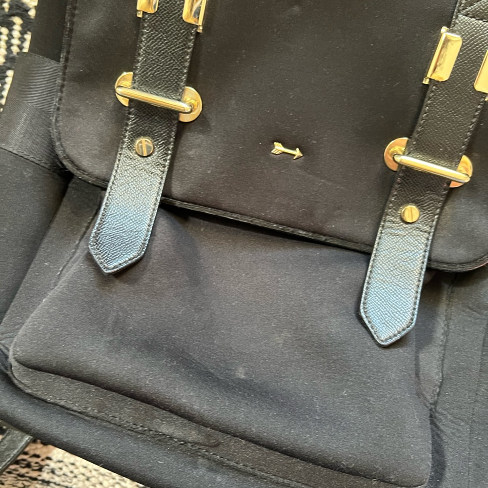 Gianni Bini black neoprene backpack / laptop sleeve - Picture 3 of 4
